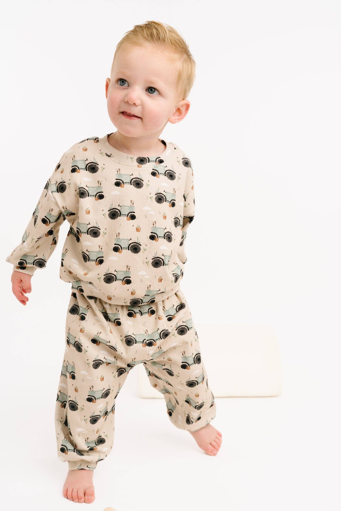 Blue Tractor Sweatsuit