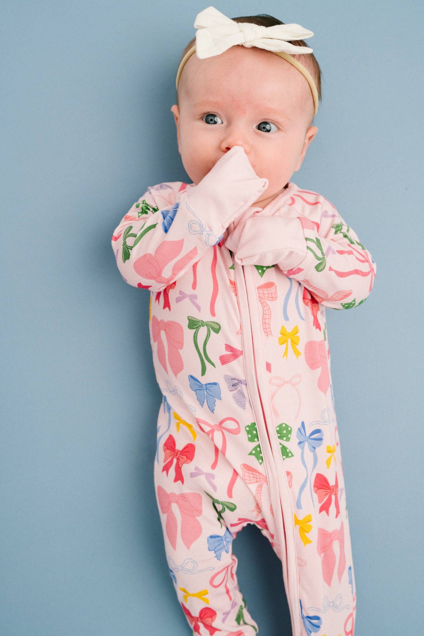 Bow Collection Bamboo Pajama Sleeper