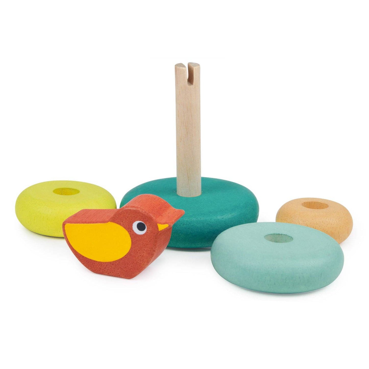 Stacking Tree with Bird Wooden Toy