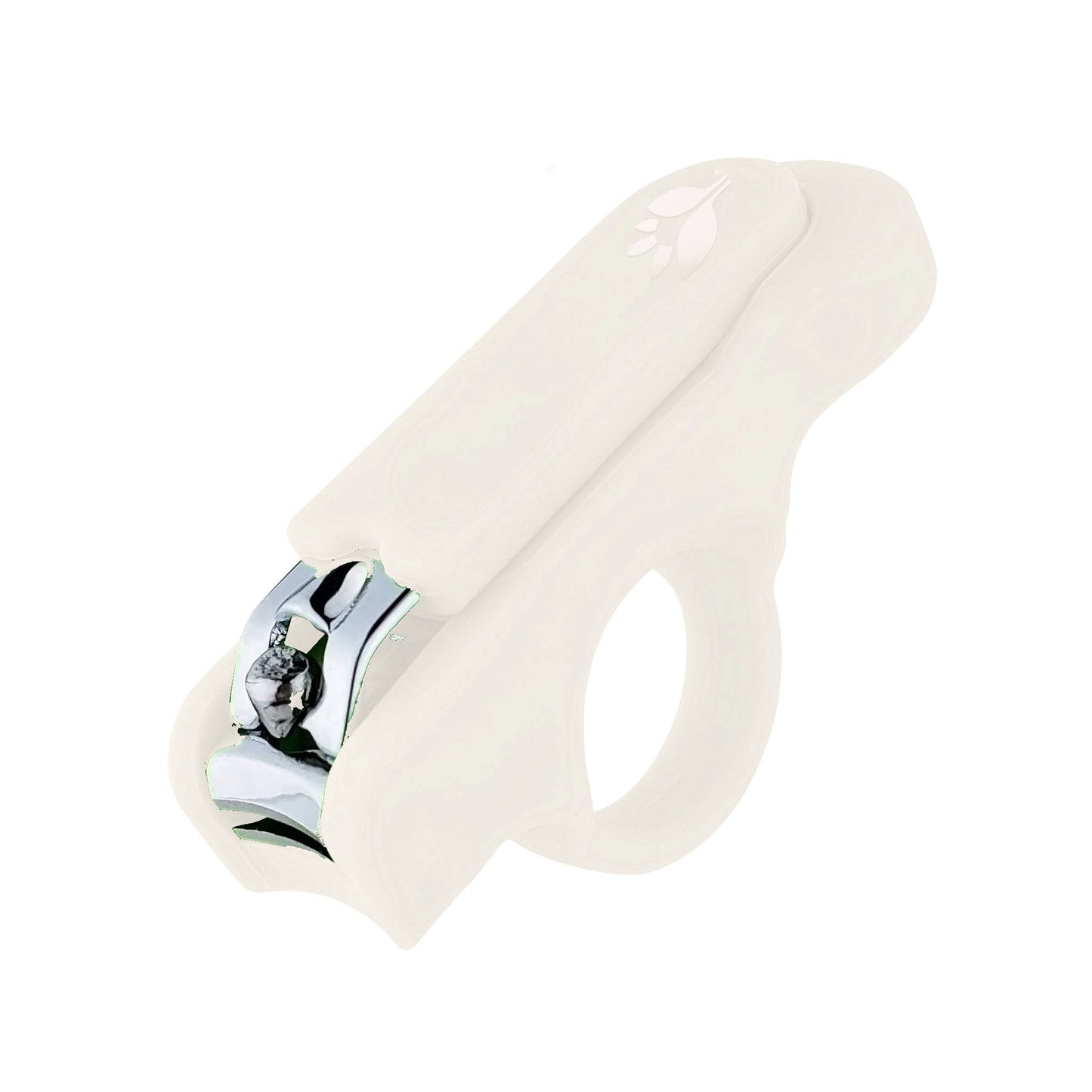 White baby nail clipper on a white background