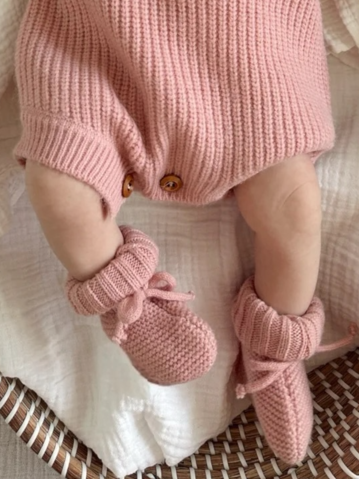 Infant Knit Booties