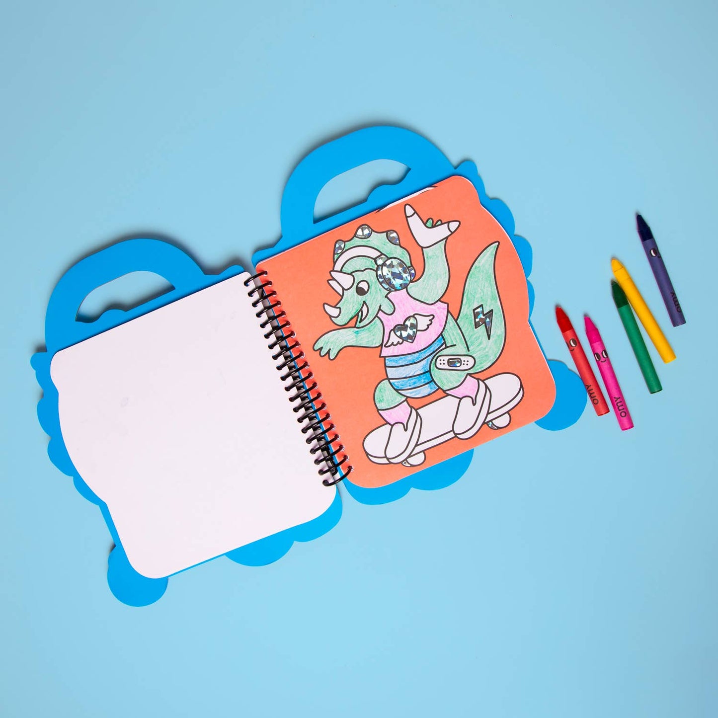 Dino Super Coloring and Sticker Book