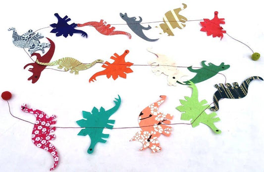 Dinosaurs Paper Garland