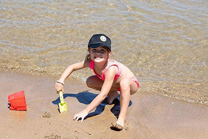 Kids Smiley Patch Trucker Hat