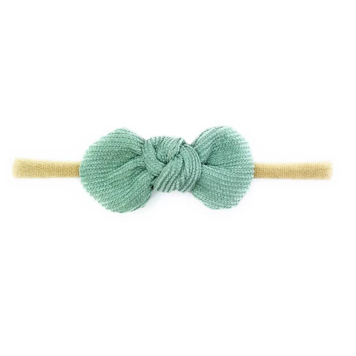 Corduroy Knotted Bow Headband