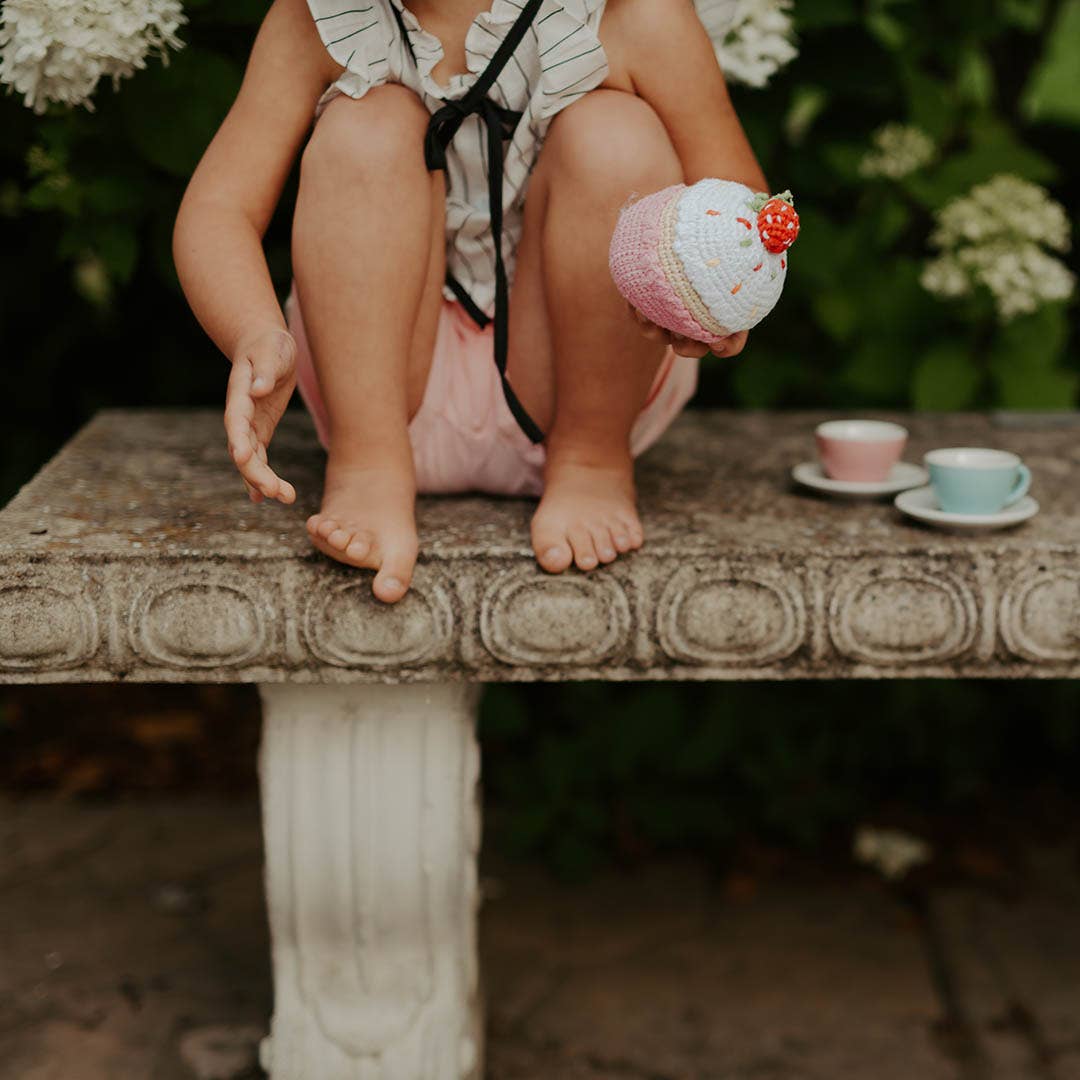 Strawberry Cupcake Rattle