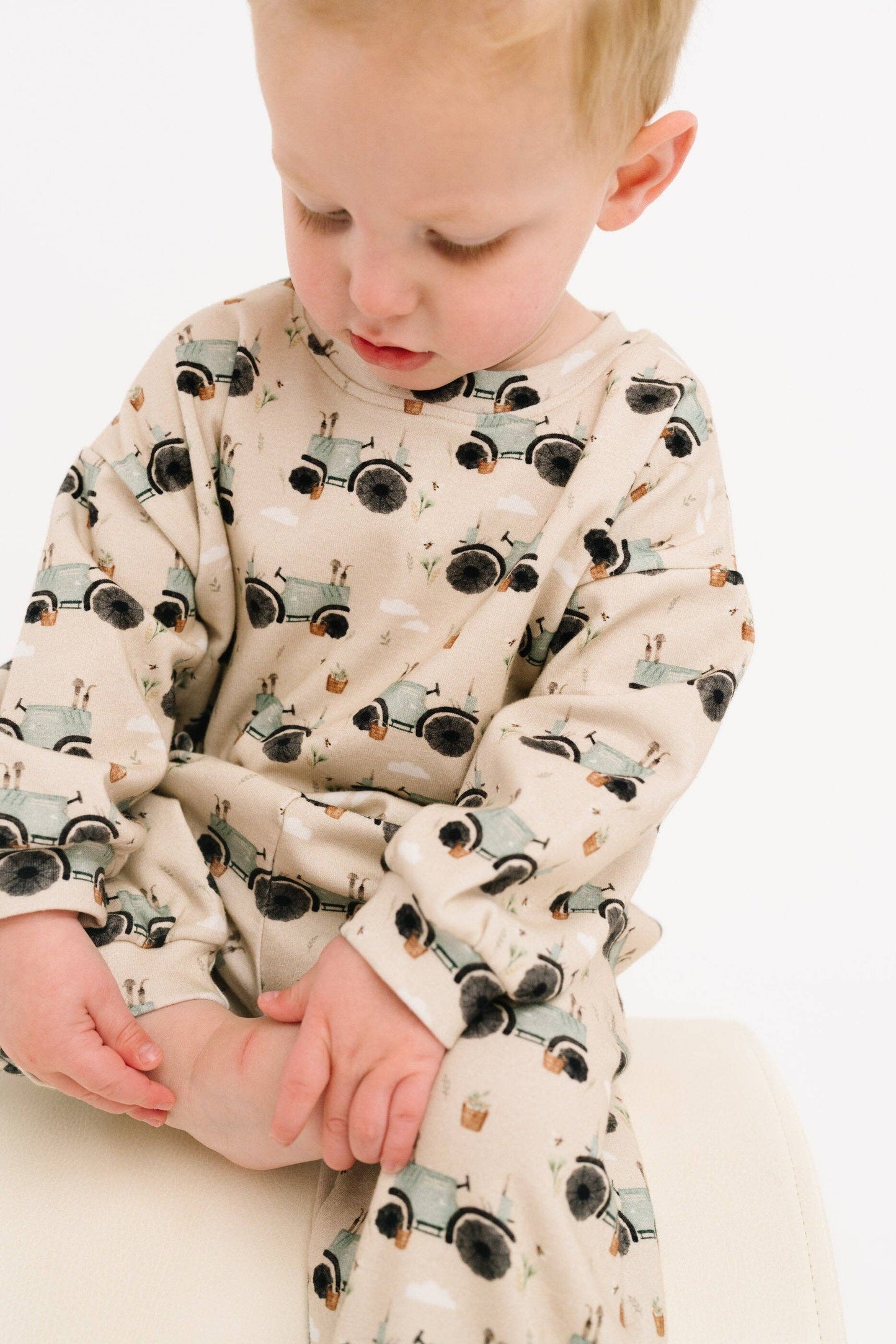 Blue Tractor Sweatsuit