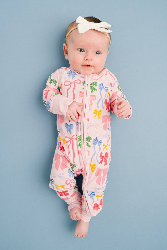 Bow Collection Bamboo Pajama Sleeper