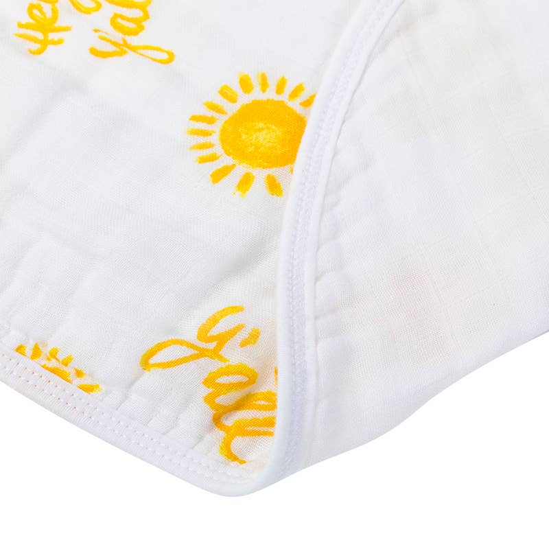 Hey Y'all Burp Cloth and Bib