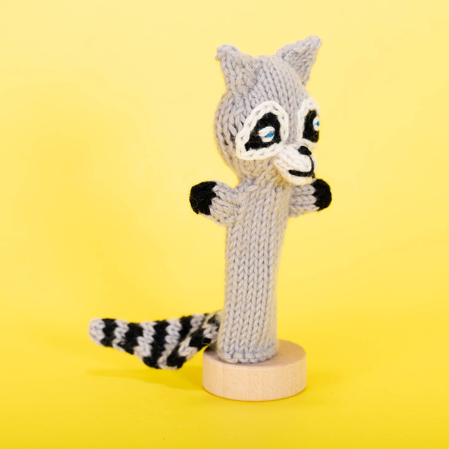 Raccoon Finger Puppet
