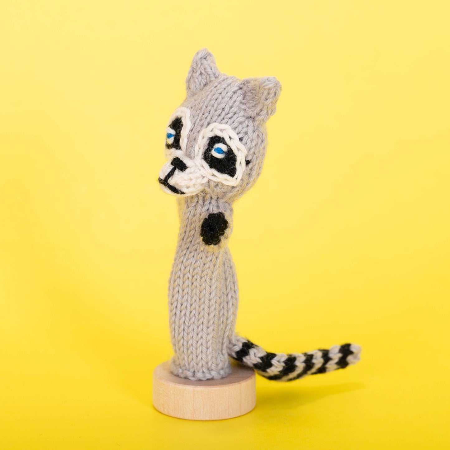 Raccoon Finger Puppet