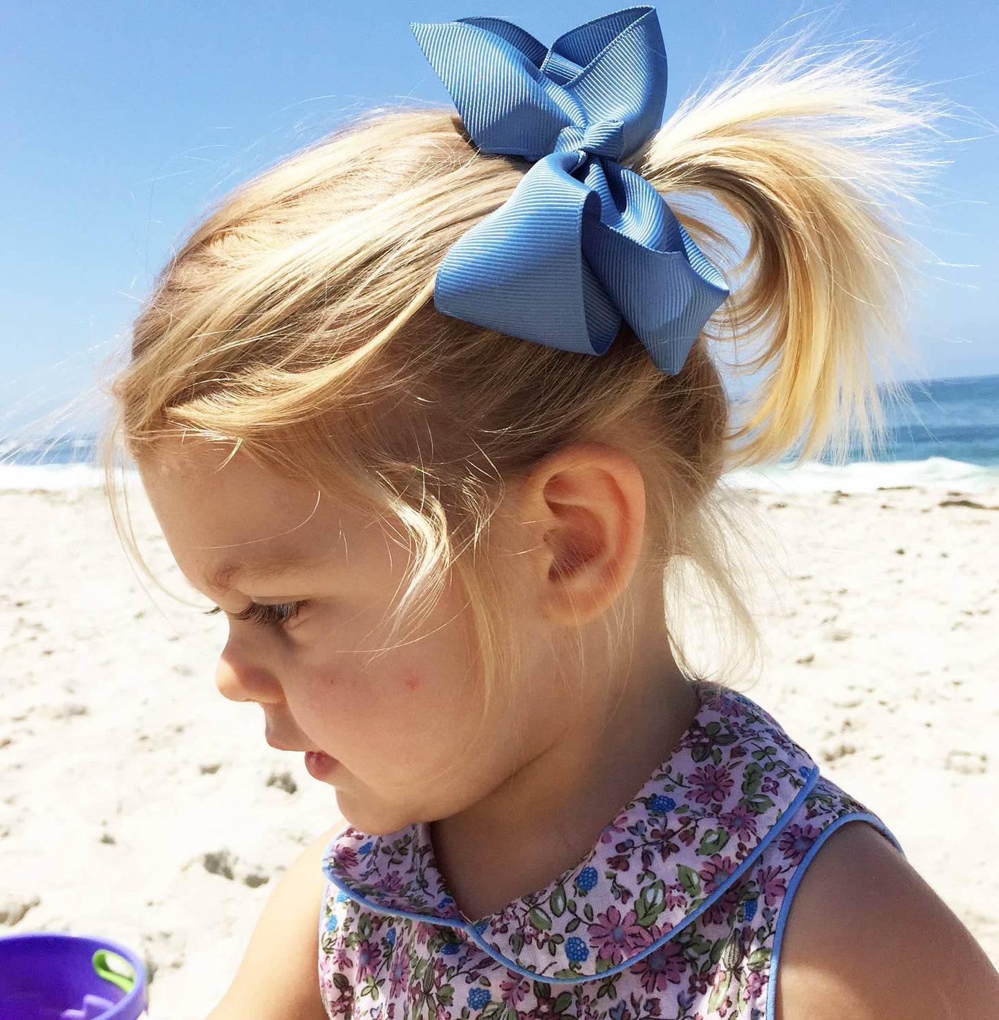 4" Ribbon Hair Bow on Alligator Hair Clip