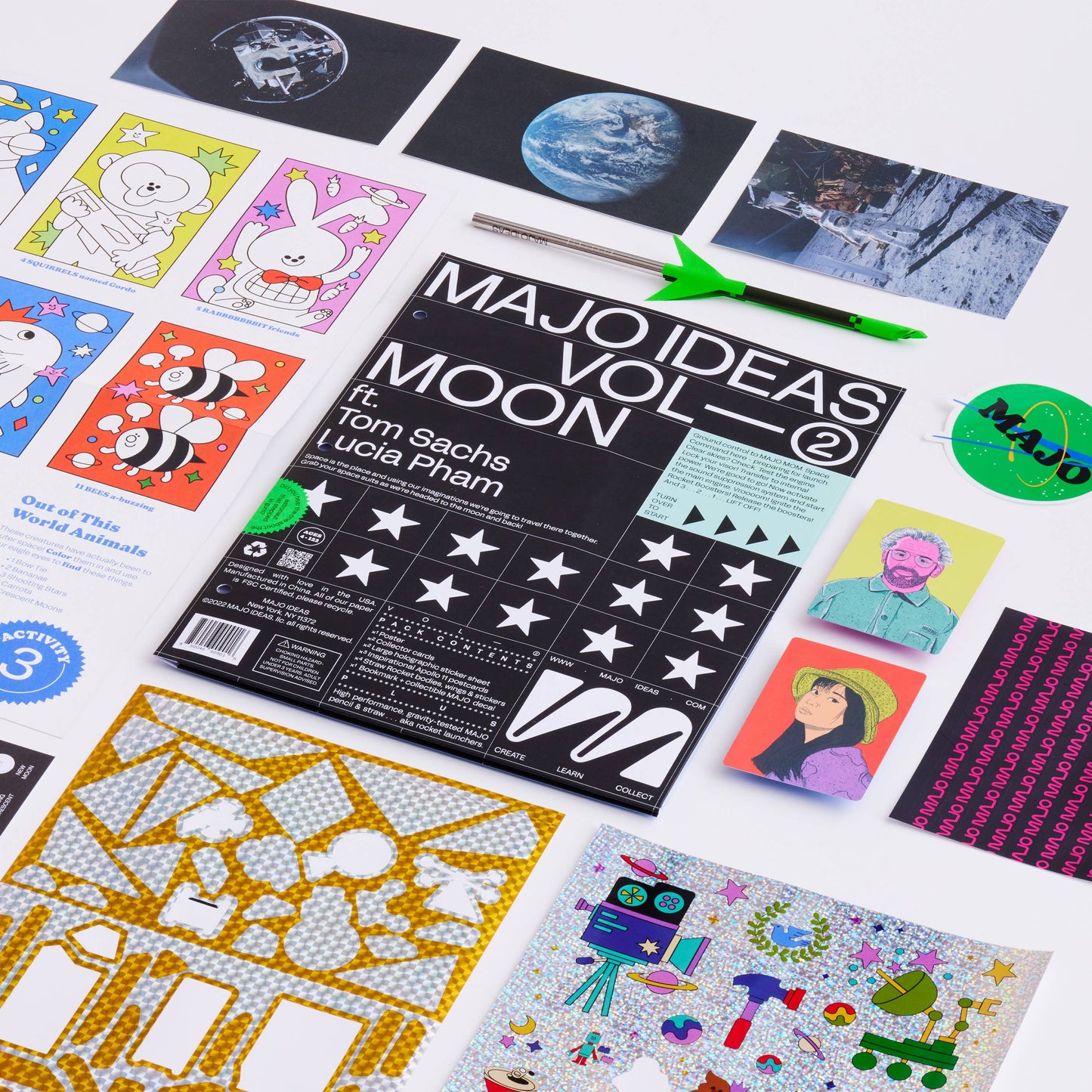 VOL ② — MOON Sticker Based Art Pack