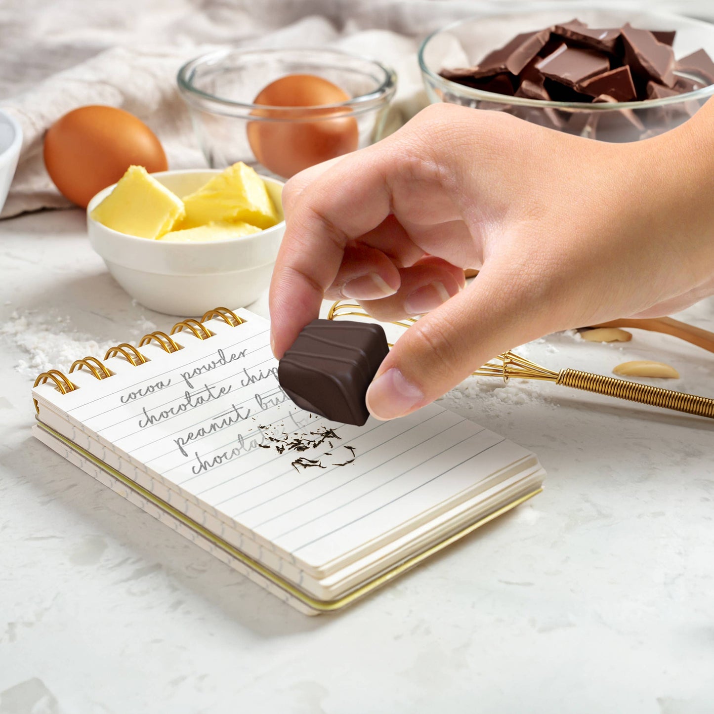 Chocolate Erasers