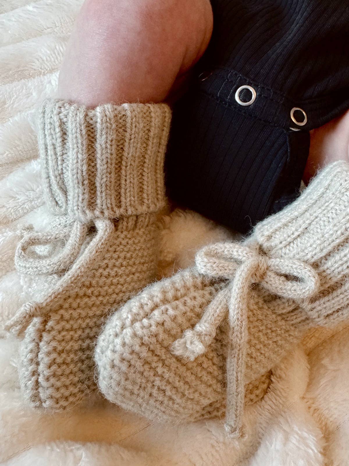 Infant Knit Booties