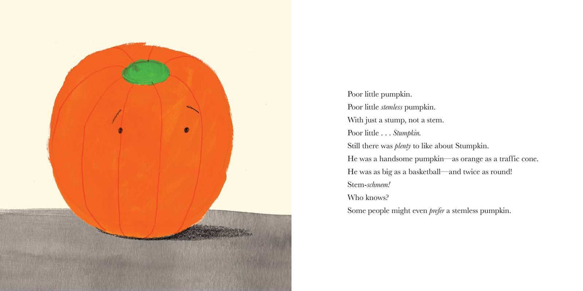 Illustration of a pumpkin with a face on a plain background
