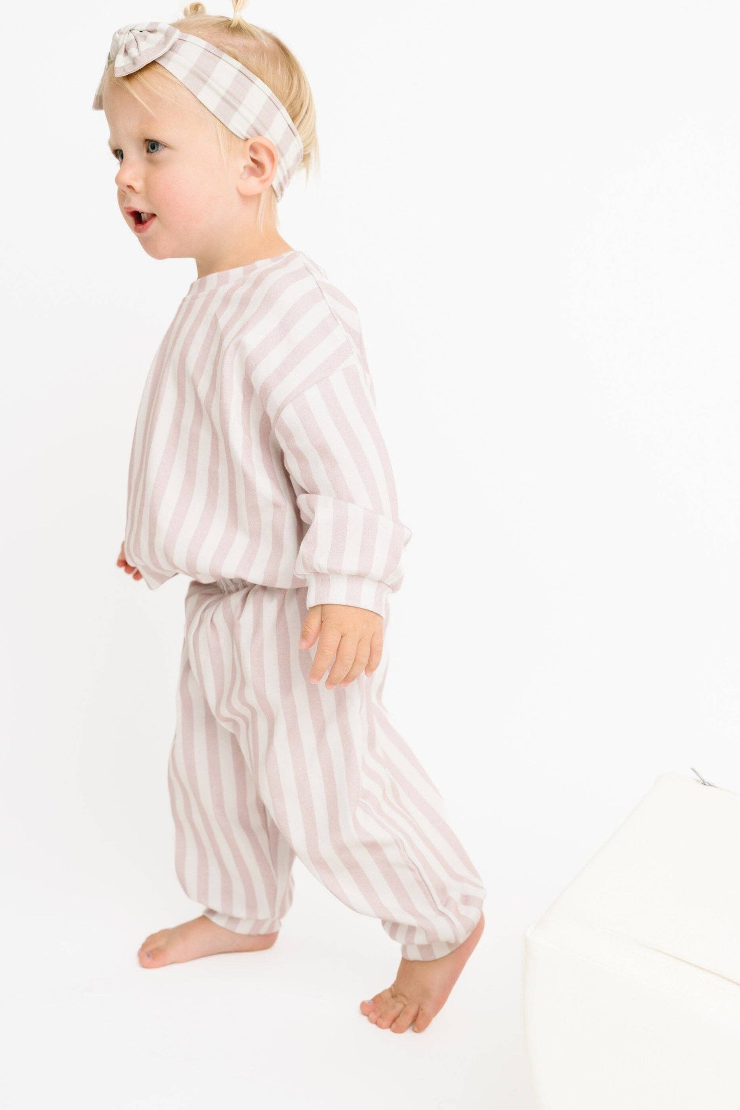 Blush Stripe Sweatsuit
