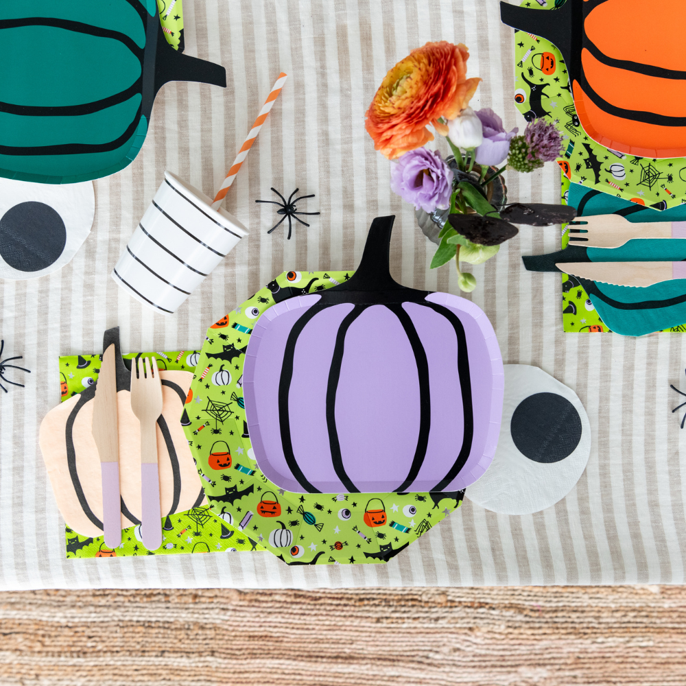 Hocus Pocus Mixed Pack Pumpkin Large Plates