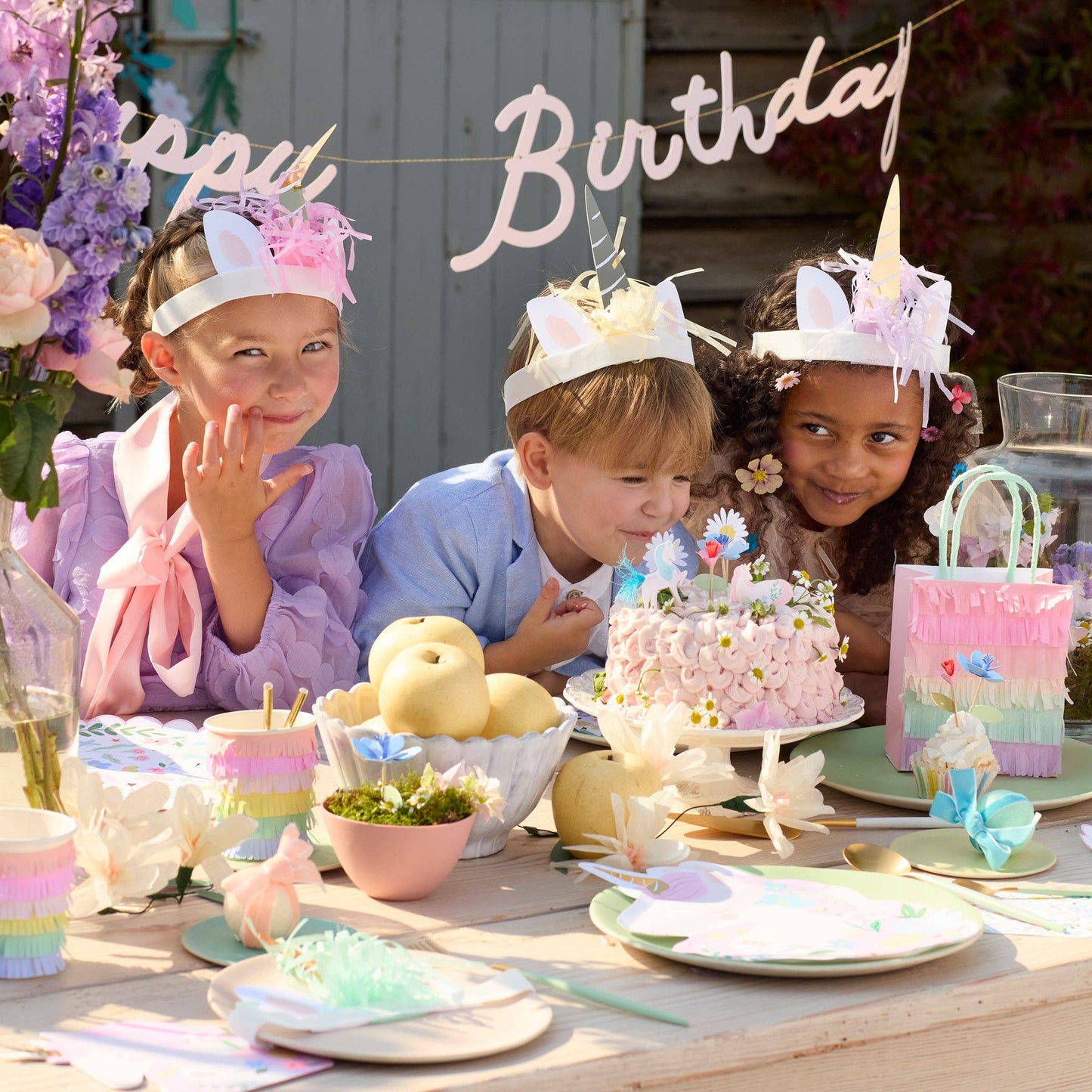 Meadow Unicorns Horn Headbands