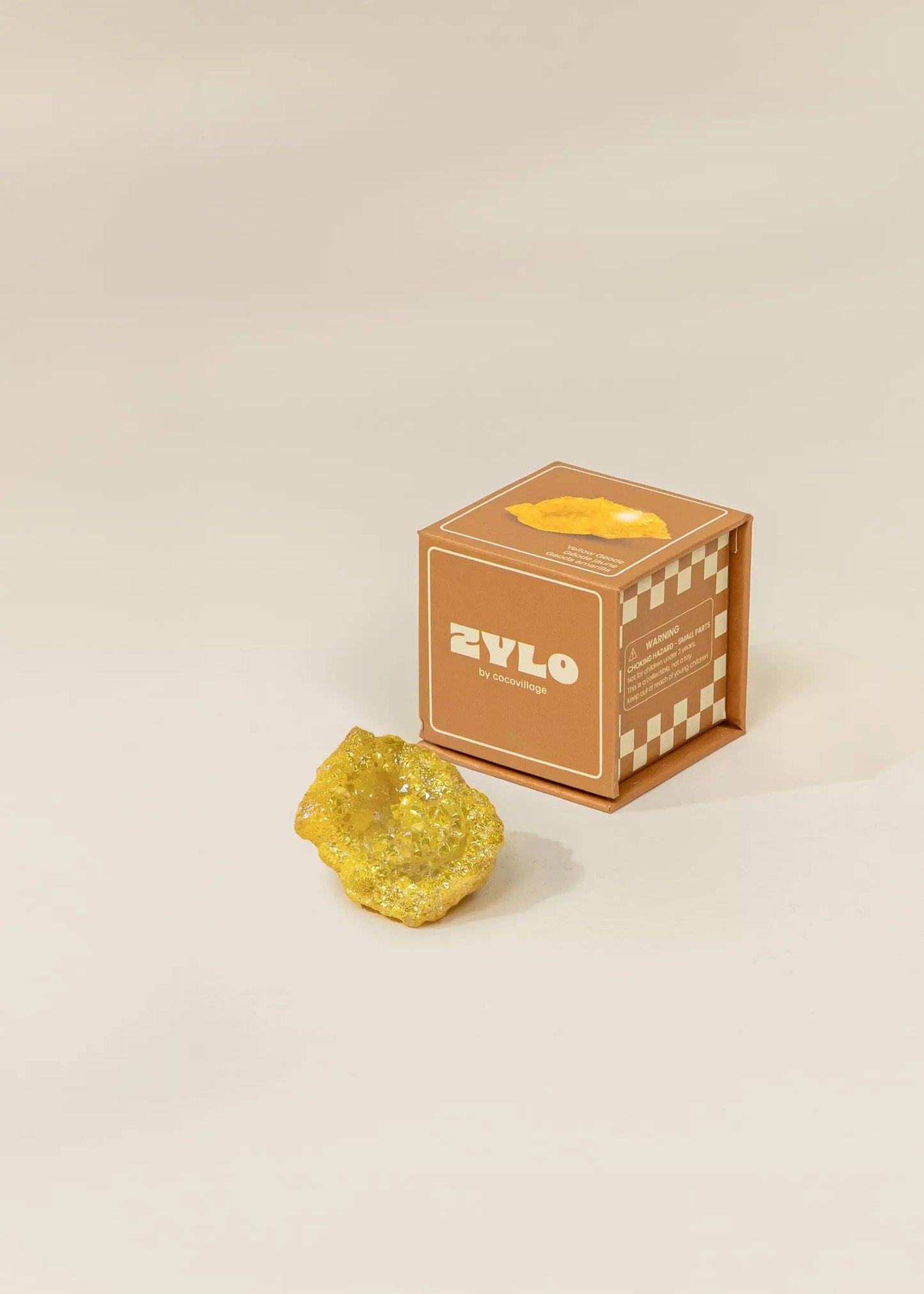 Yellow Geode- Collectible Mineral