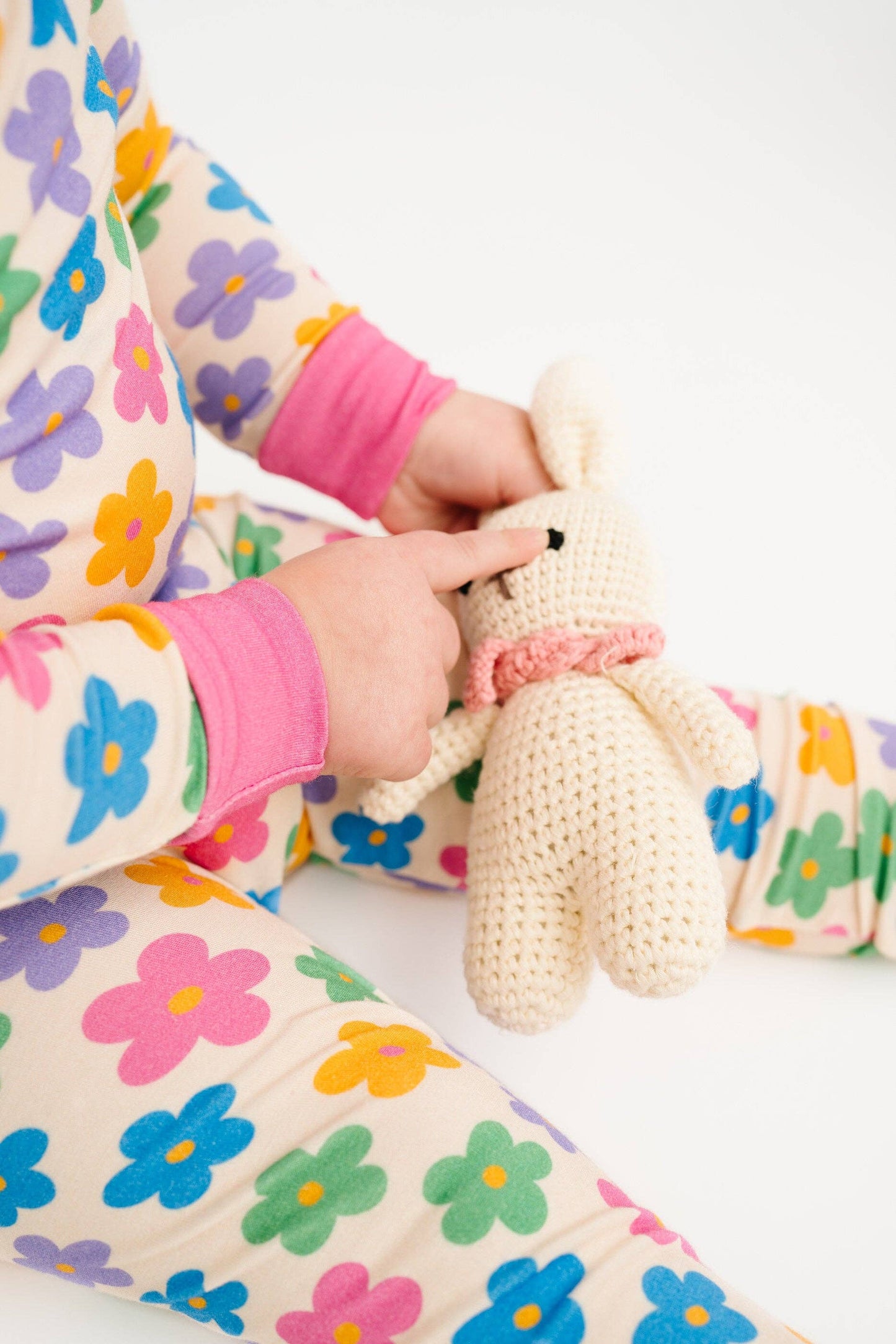 Retro Flower Bamboo Set