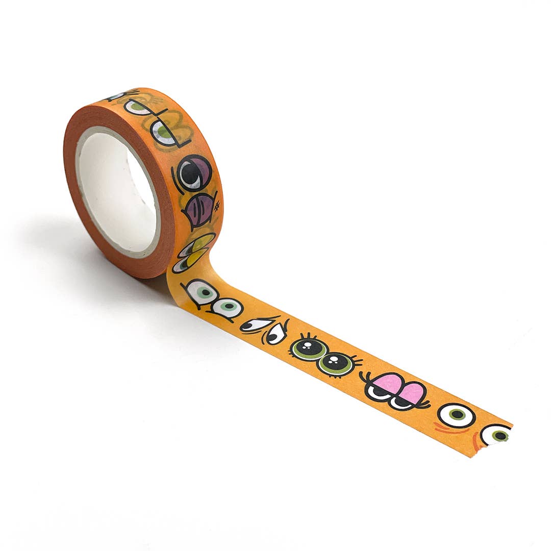 Cartoon Eyes Washi Tape