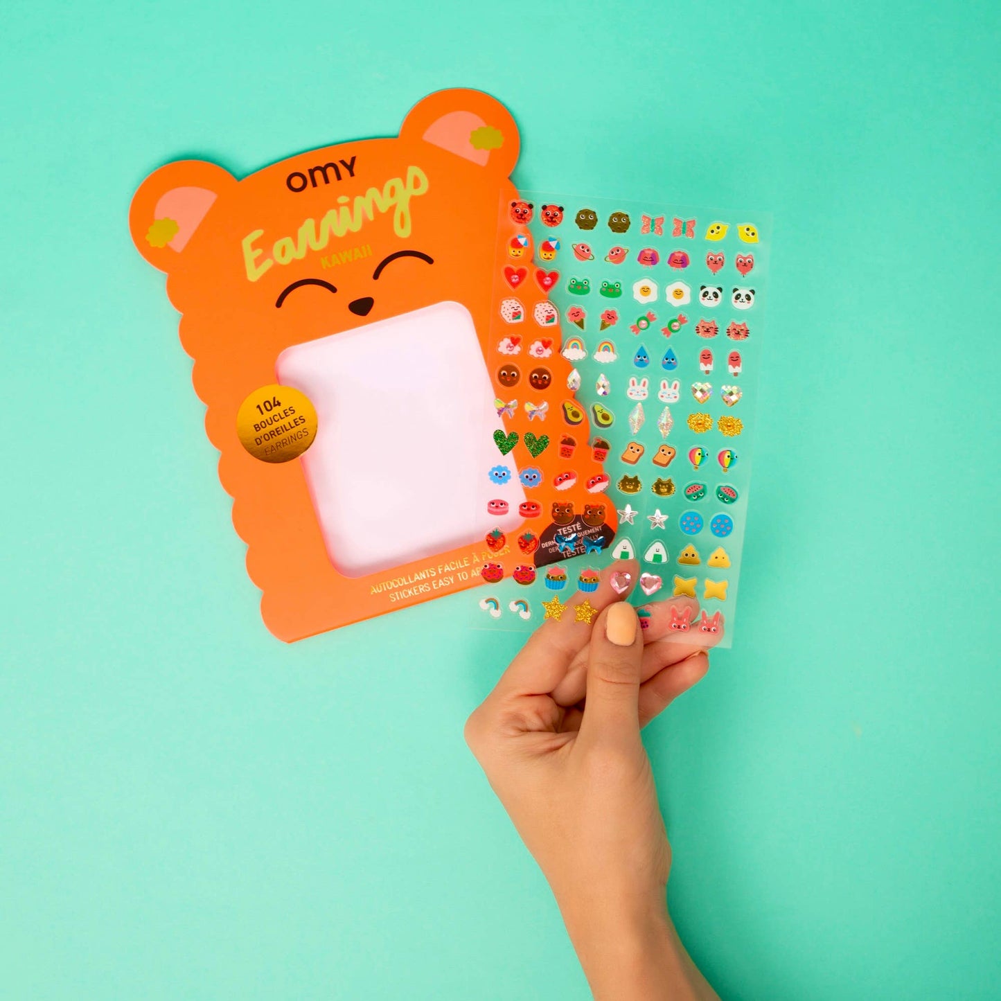 Kawaii Kids Sticker Earrings