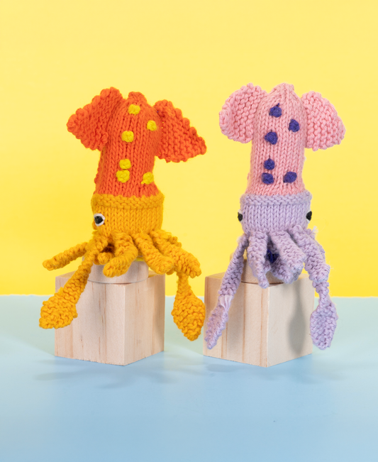 Squid Finger Puppet
