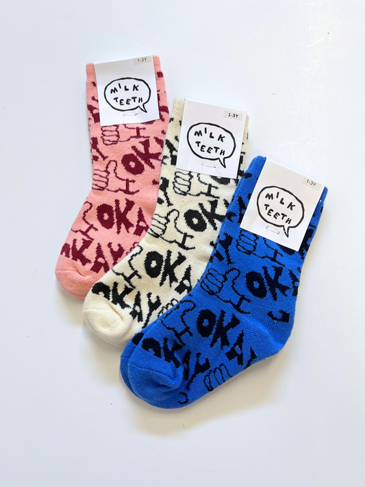 Okay Socks by Milk Teeth