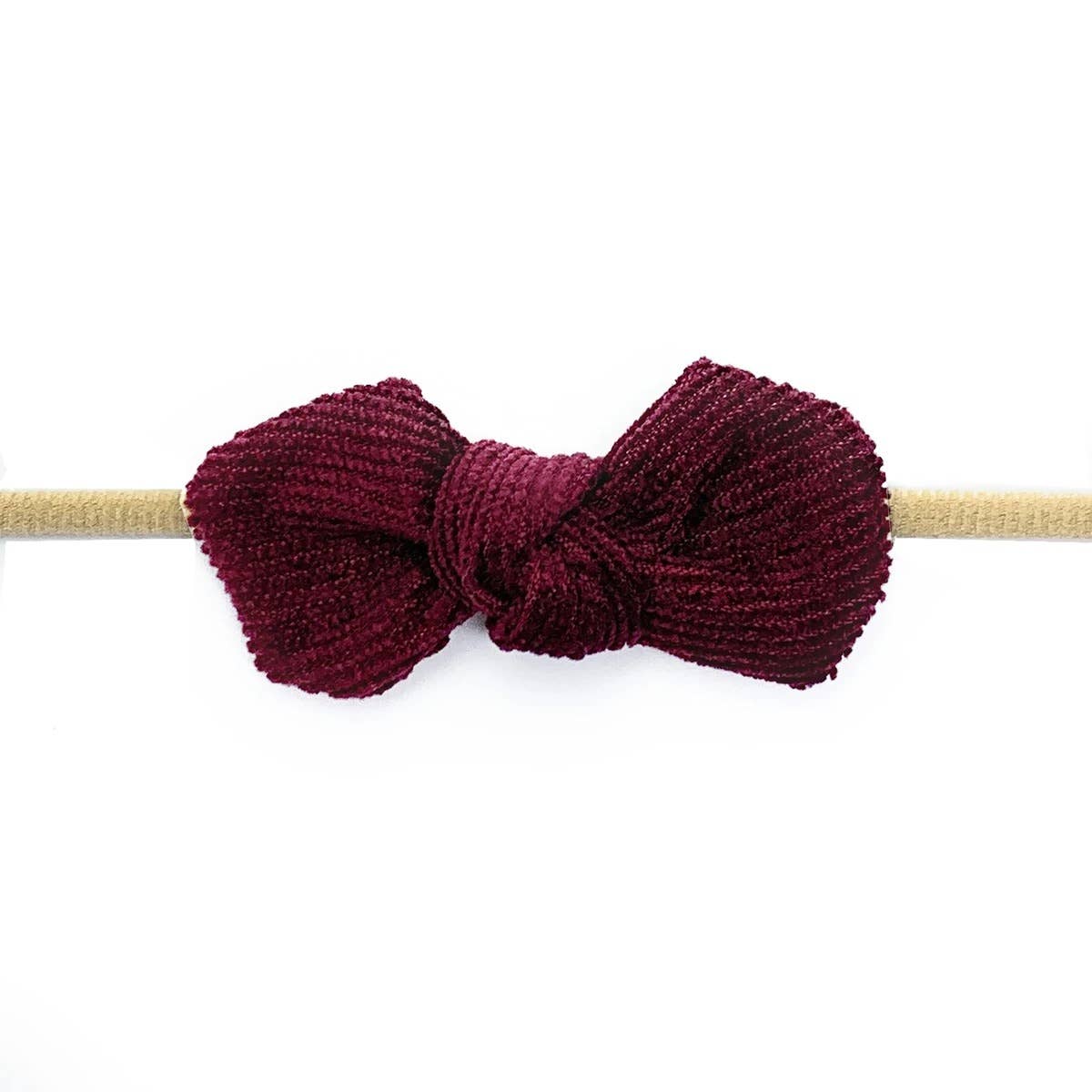 Corduroy Knotted Bow Headband