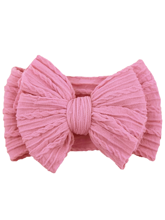 Rose Infant Headband Bow
