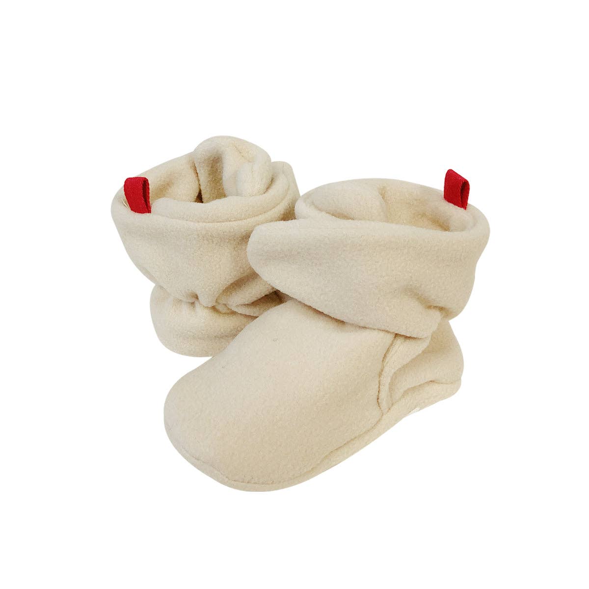 Fleece Baby Booties with Anti-Skid Bottoms