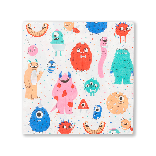 Little Monsters Large Napkins  - 16 Pk.