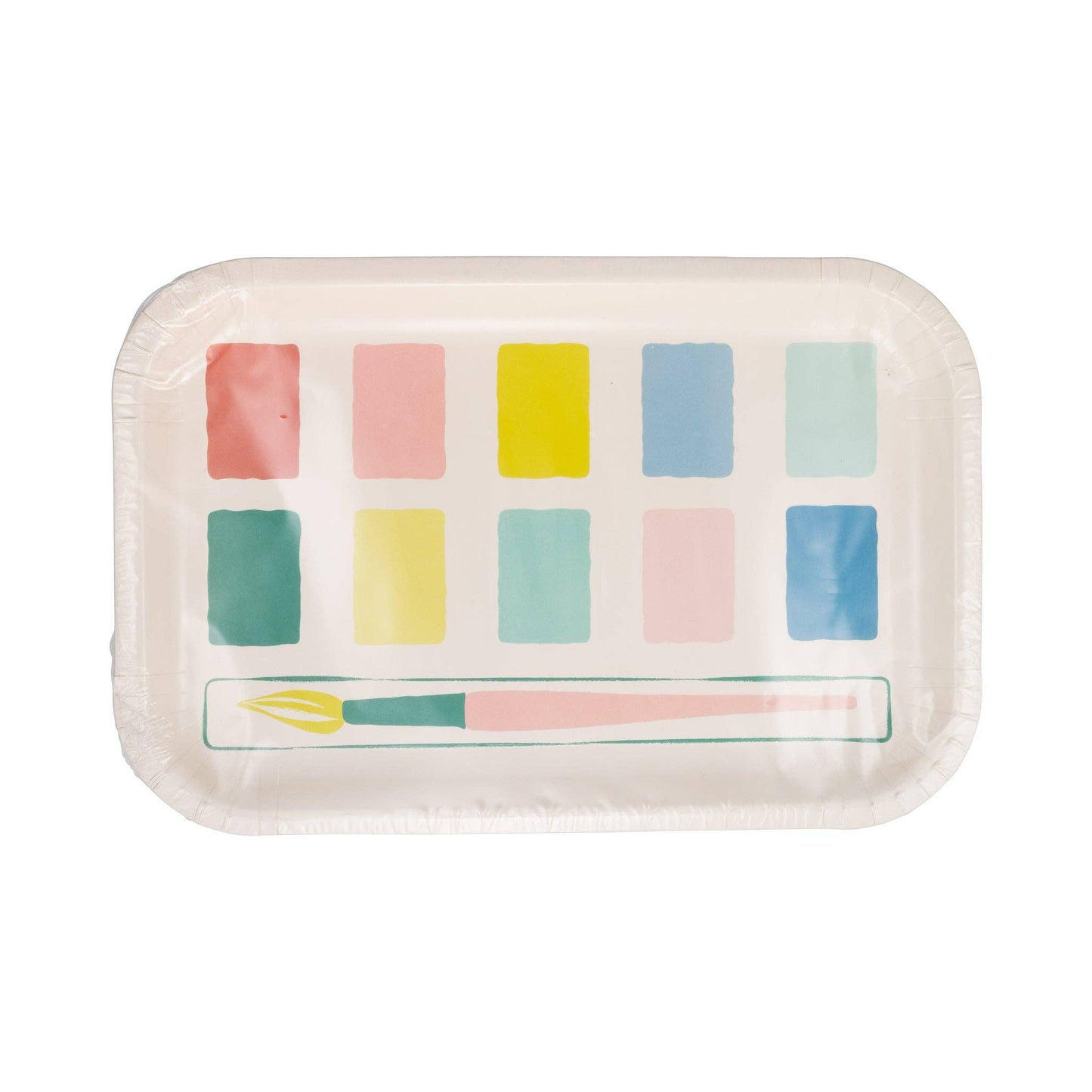 Paint Palette Shaped Paper Plate