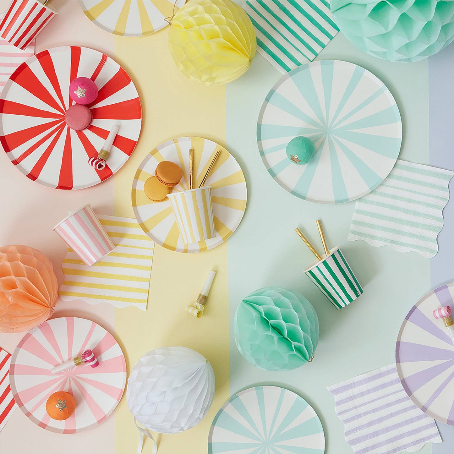 Mixed Stripe Large Napkins