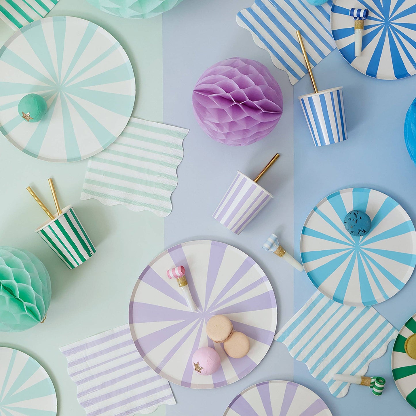 Mixed Stripe Large Napkins