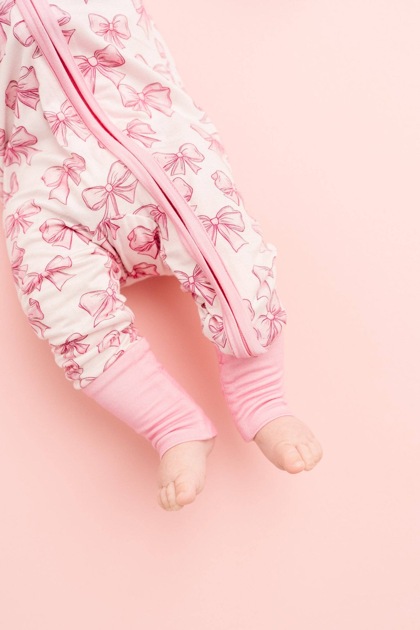 Pretty in Pink Bamboo Pajama Sleeper