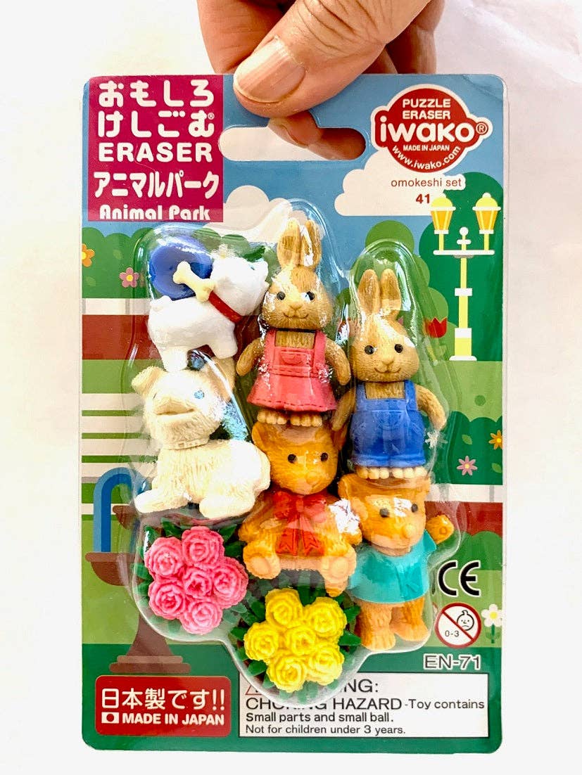 Animal Park Eraser Card