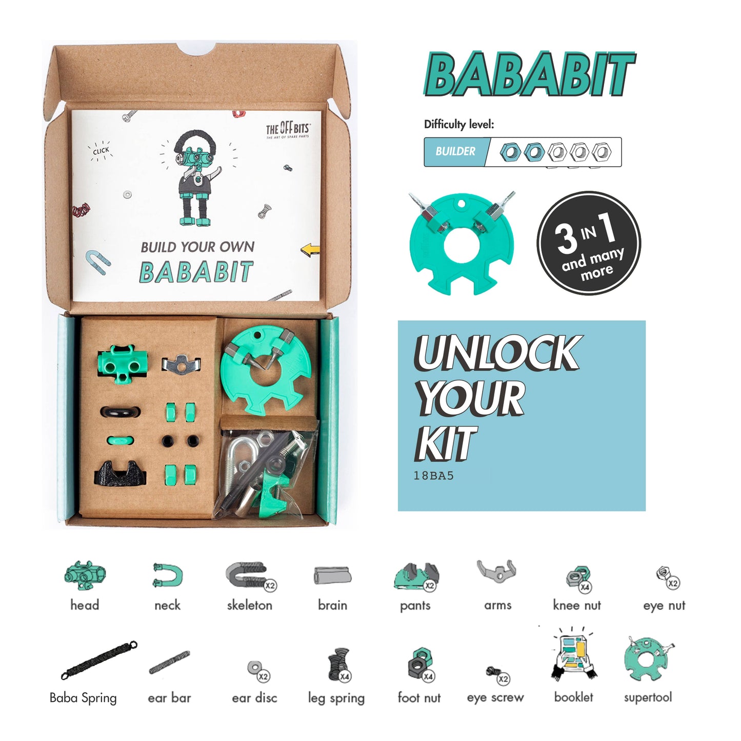BabaBit - Character Kit: DIY Robot Kit