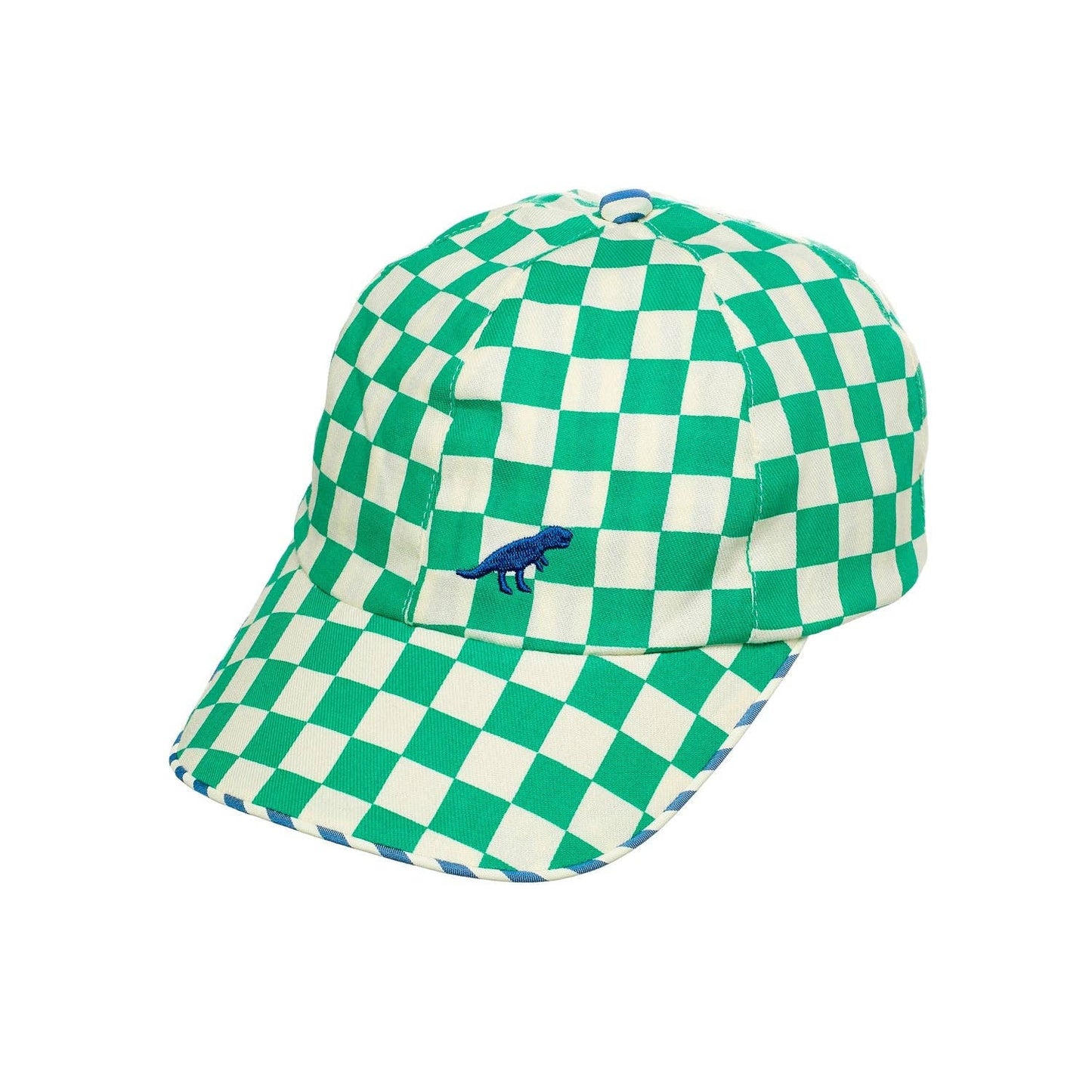 Dinosaur Check Baseball Cap