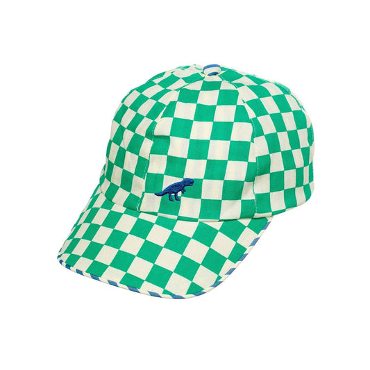 Dinosaur Check Baseball Cap