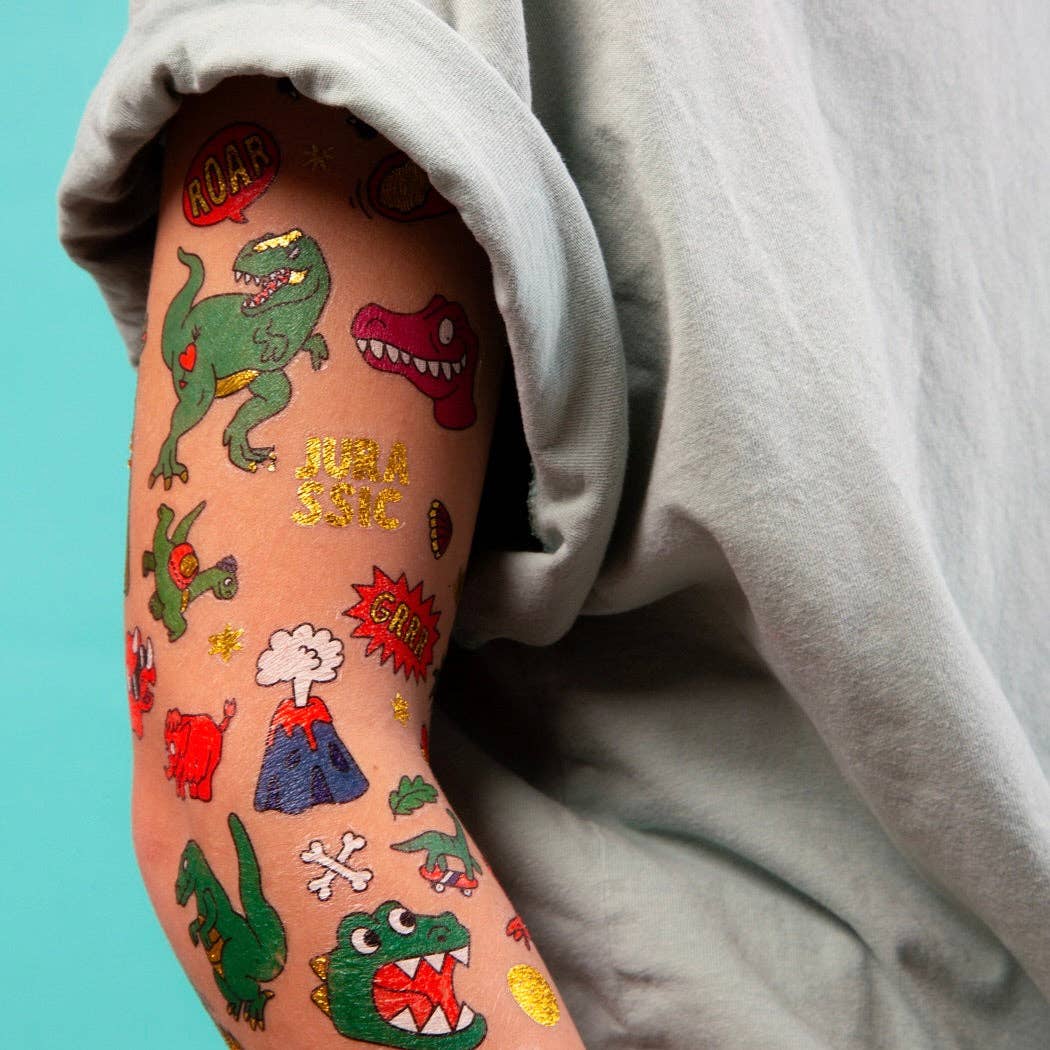 Dinos- Temporary Tattoos