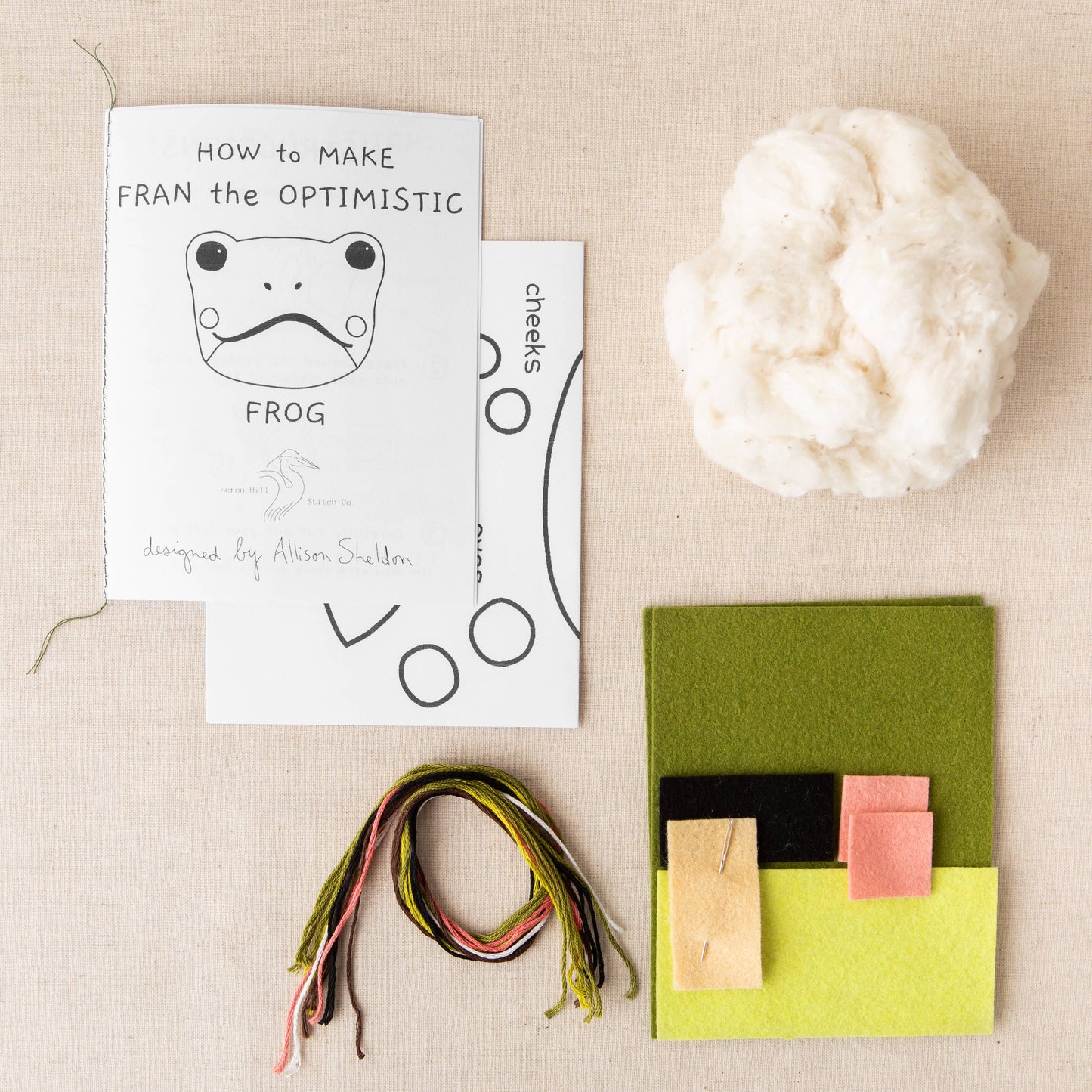 Frog Felt Stitch Kit