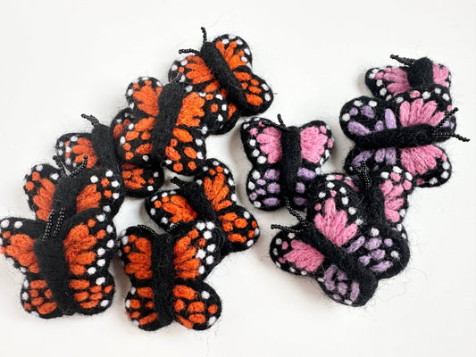Monarch Butterfly-Wool Felted