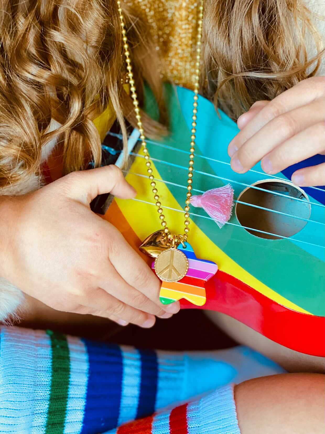 Love & Peace Charms Necklace
