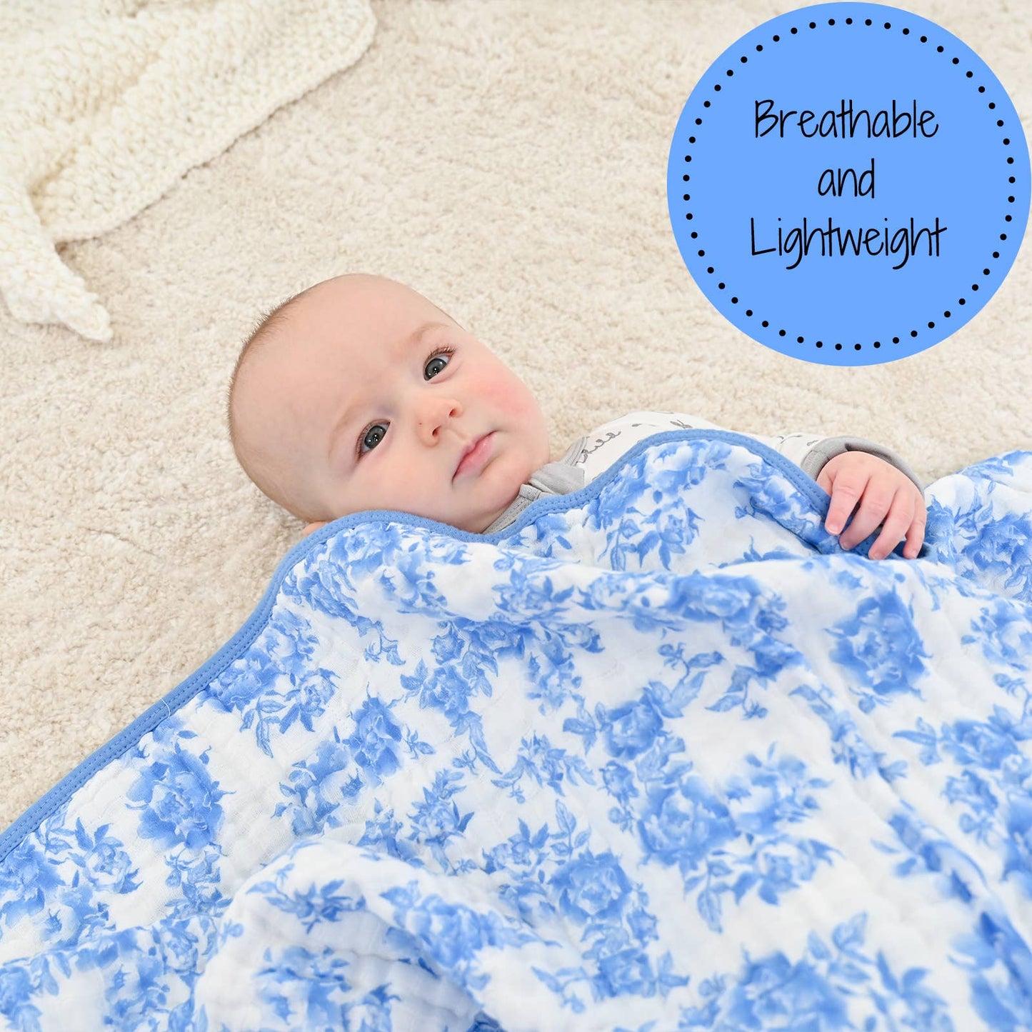 A Peony For Your Thoughts Muslin Blanket