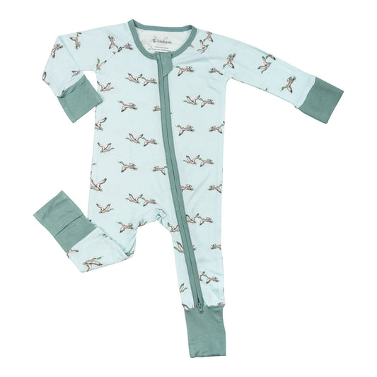 Quackin'up Mallard Duck Baby Bamboo Pajamas