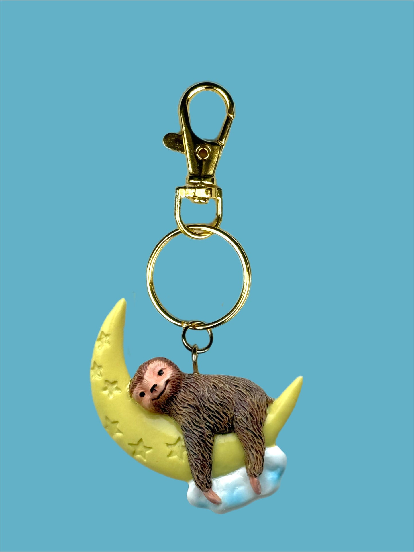 Glow-in the Dark Sleepy Sloth Bag Charm