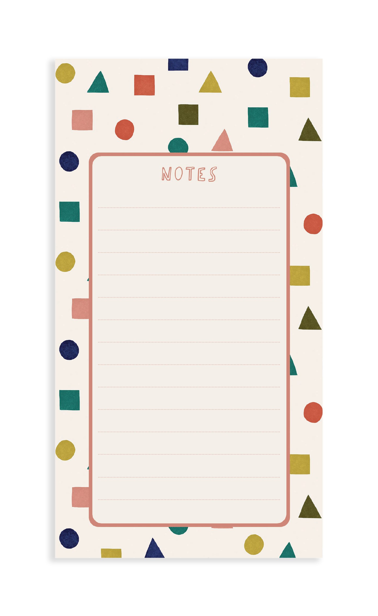 Geometric Carnival Notepad
