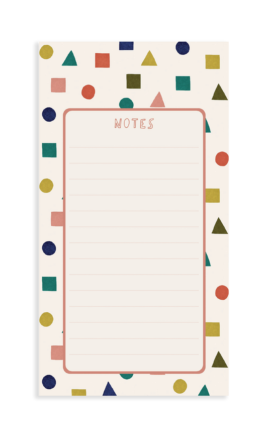 Geometric Carnival Notepad
